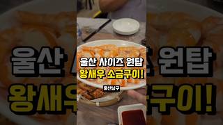 울산 사이즈 원탑 왕새우 소금구이 울산맛집 울산남구맛집 황제새우마을 새우구이 생새우회 새우소금구이 새우구이맛집 [upl. by Mellen]