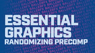 Use After Effects Essential Graphics Panel to generate a random wall of text from a single precomp [upl. by Aitnahc]