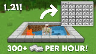 Minecraft EASY Iron Farm in Bedrock 121 MCPEXboxPS4Nintendo SwitchWindows10 [upl. by Broek]