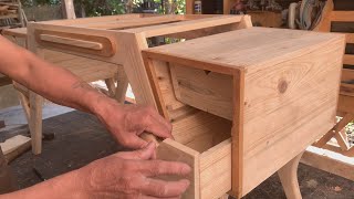 Man Builds A Desk From Wooden Pallets  Amazing DIY  How To [upl. by Suhail]