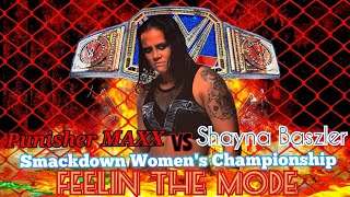 WWE 2K22 MyRise Punisher Maxx vs Shayna Baszler inside Hell In A Cell  Feelin The Mode [upl. by Pollyanna]