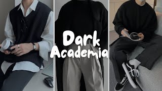 dark academia aesthetic  dark academia outfits for men [upl. by Mcdermott]