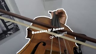 Romance DAmour arranged for violin Ruggiero Ricci version [upl. by Anma]