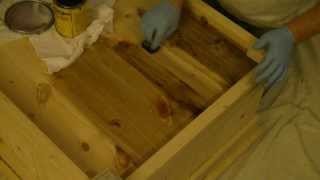 How To  Stain Pine Furniture  Conditioning [upl. by Han530]