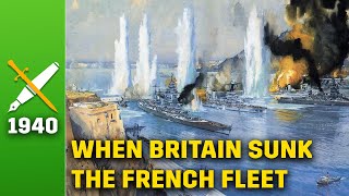 When Britain Blew Up the French Fleet  Mers El Kebir 1940 [upl. by Arlen]