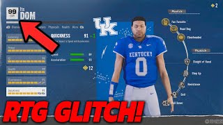 INSTANT 99 OVR Glitch in Road To Glory CFB 25 Do This FAST [upl. by Naraj]