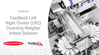 FastBack® Left Right Center LRC Diverting Weigher Infeed Solution  Heat and Control [upl. by Alverta10]