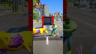 GTA V Super Holly Cow Saving Duck From Hulk 🥺 [upl. by Siraf]