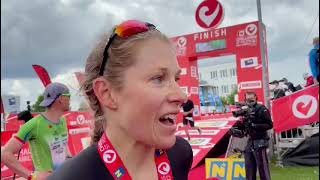 Finish interview Challenge StPölten 2021 third place Maja Stage Nielsen [upl. by Arrim302]