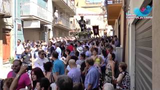 Processione San Calogero Eremita Campofranco 27072014 [upl. by Sualkin]