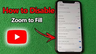 How to Disable Zoom to Fill on YouTube  Full Guide [upl. by Vada]