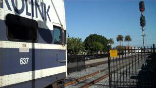 Metrolink 661 leaves Orange with the SCAX 637 [upl. by Aserehs]