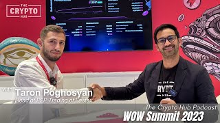 Taron Poghosyan Head of P2P Trading of Fastex  WOW Summit [upl. by Eybba]