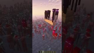 1000 Endermen vs 1 Endermite minecraft shorts [upl. by Bridwell]