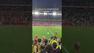 Arda Güler Fenerbahçe Taraftarlarından Su İsterse 😂 [upl. by Linis568]