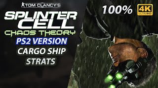 Splinter Cell Chaos Theory PS2 Walkthrough  Cargo Ship Strats [upl. by Dari893]