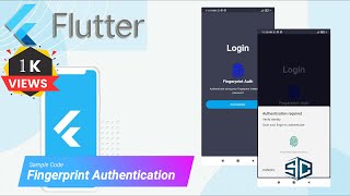 Fingerprint Authentication by Sample Code  Flutter Tutorial  Android 2022 [upl. by Florella]