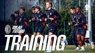 Staying sharp during the break 💪⚽️  Inside Training  MilanFuturo [upl. by Ymme]