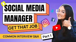 How to Ace a Social Media Manager Interview Tips amp Strategies You Need to Know  MyCaptain [upl. by Annodam581]