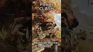 POWER CLASH monsterhunter monsterhunterwilds mhw wilds videogame gaming MHWilds [upl. by Anastasius]