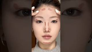 Viral Korean contour hack makeup tutorial koreanhack contouring igloo kpop shortfeed youtube [upl. by Devinne]