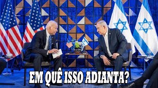 DE QUÊ ADIANTOU A VISITA DE BIDEN A ISRAEL [upl. by Giulietta]