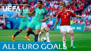 All 108 UEFA EURO 2016 goals Watch every one [upl. by Lacym776]