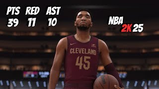 NBA 2k25 Cavs vs Raptors Season Game highlights [upl. by Arreik]