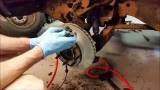 Chevy GMC 34 Ton K2500 4WD Removing Front Rotor  Hub 1988 to 1998 [upl. by Lonier]