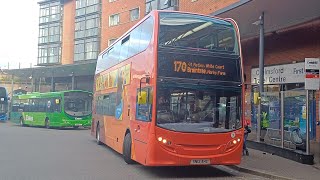 Knackered Diff First Essex ADL Enviro 400 E40D SN12 AHC 33697 Route x30  5624 [upl. by Aaren]