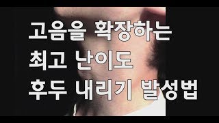 성악발성 레슨24 고음을 확장하는 최고 난이도 후두 내리기 발성법 [upl. by Greg]