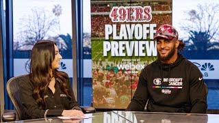 49ers Playoff Preview Fred Warner and Kevin Burkhardt Talk Divisional Round Matchup vs Cowboys [upl. by Andros742]