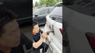 Car Back Panel Dent Repair [upl. by Aihsenod]