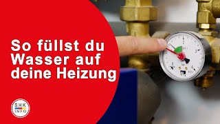 Heizung erklärt  Wasser nachfüllen und System entlüften [upl. by Warring263]