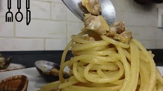 Spaghetti con le vongole Risottati in Padella [upl. by Dal]