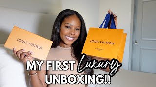 Unboxing My First Luxury Bag Louis Vuitton Felicie Pochette [upl. by Marvel]