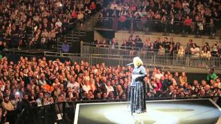 Adele talks about Brussels being united Tour life Oi Oi being annoying and alcopops [upl. by Aehtorod]