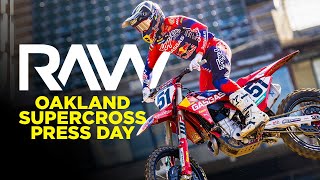 Oakland Supercross Press Day RAW [upl. by Von926]