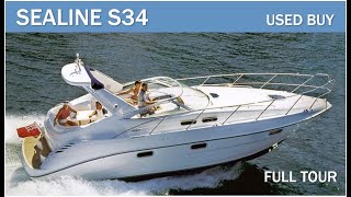 Sealine S34 I Full Walkthrough I The Marine Channel [upl. by Frederik178]