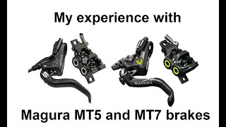 My braking experience with Magura MT5s and MT7s [upl. by Vijnas116]