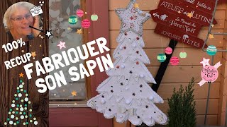 🎅🔴 Comment fabriquer un SAPIN de NOEL ♻️ RECYCLAGE CARTON et Feutrine GAIN de PLACE Xmas ©A63 [upl. by Warila]