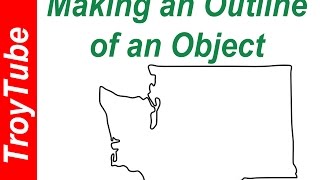 Outlining An Object with Inkscape [upl. by Sapers]