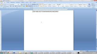 Top and Bottom Margins missing in word Quick Fix [upl. by Raval]