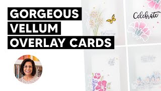 🔴Make Gorgeous Vellum Overlay Cards Using Alcohol Markers [upl. by Jonathan]