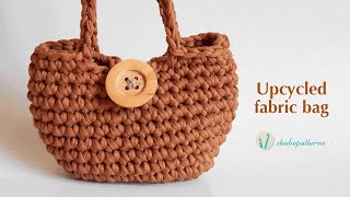 Upcycled fabric bag [upl. by Ahsenyl]