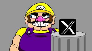 Twitter Stinks Im Leaving  Super Mario  Wario Animated Meme [upl. by Ky]