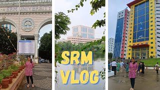 A DAY IN MY LIFE College Edition 2022  SRM University Kattankulathur KTR Campus tour Btech [upl. by Cordier]