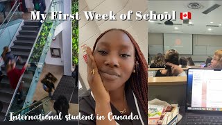 FIRST DAY OF COLLEGE AS AN INTERNATIONAL STUDENT IN CANADA 🇨🇦 MY EXPERIENCE [upl. by Kleiman]