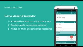 Tutorial Wallapop  Cómo utilizar el buscador Android [upl. by Llenyt671]