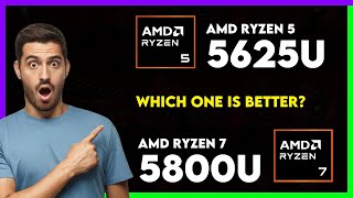 AMD Ryzen 5 5625U vs AMD Ryzen 7 5800U Comparison [upl. by Kleper464]